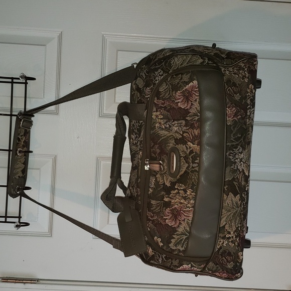protocol Bags Vintage Protocol Floral Tapestry Carryon Weekender Travel Luggage Bag Poshmark